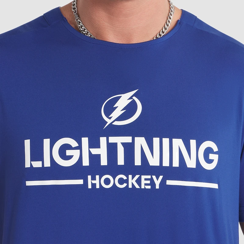 Men's Fanatics Blue Tampa Bay Lightning Authentic Pro Rink Tech T-Shirt
