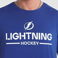 Men's Fanatics Blue Tampa Bay Lightning Authentic Pro Rink Tech T-Shirt