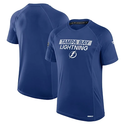 Men's Fanatics Blue Tampa Bay Lightning Authentic Pro Rink Tech T-Shirt