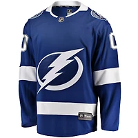 Men's Fanatics Blue Tampa Bay Lightning Breakaway - Custom Jersey