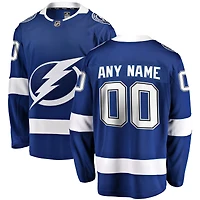 Men's Fanatics Blue Tampa Bay Lightning Breakaway - Custom Jersey