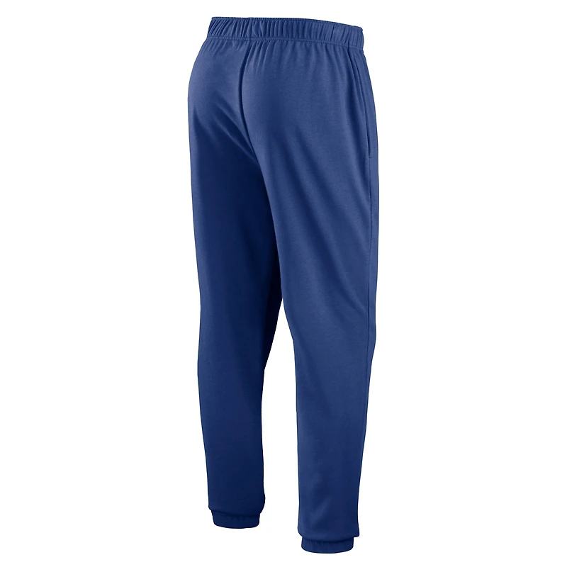 Pantalon de survêtement en polaire Fanatics bleu Tampa Bay Lightning Chop Block pour hommes
