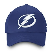 Casquette ajustable Tampa Bay Lightning Core Fanatics pour hommes, bleue