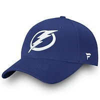 Casquette ajustable Tampa Bay Lightning Core Fanatics pour hommes, bleue