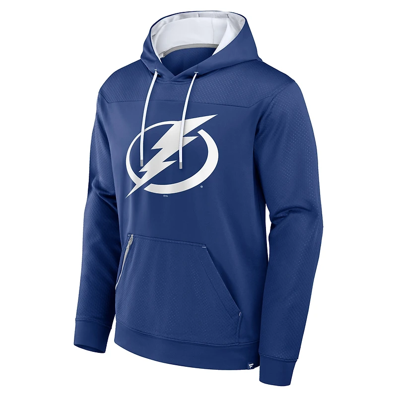 Sweat à capuche bleu Tampa Bay Lightning Defender Fanatics pour homme