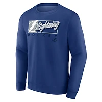 Sweat-shirt en polaire Fanatics bleu Tampa Bay Lightning Focus pour hommes
