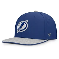 Casquette snapback Loden Fundamentals de Tampa Bay Lightning bleue Fanatics pour homme