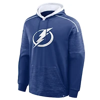 Men's Fanatics Blue Tampa Bay Lightning Goaltender Defender Raglan Pullover Hoodie