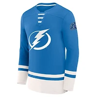 Men's Fanatics Blue Tampa Bay Lightning High Point Long Sleeve T-Shirt