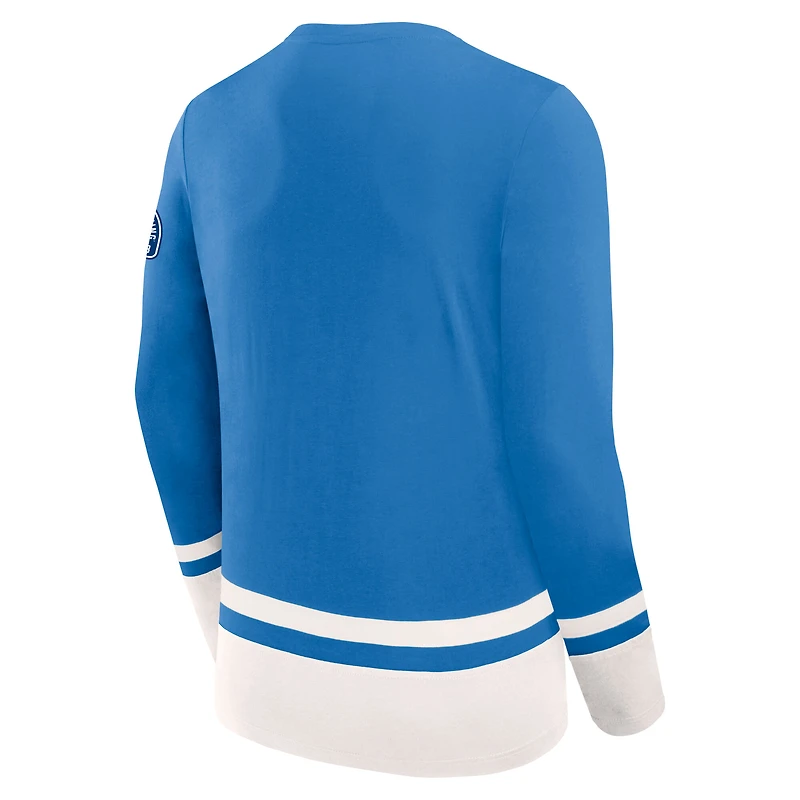 Men's Fanatics Blue Tampa Bay Lightning High Point Long Sleeve T-Shirt