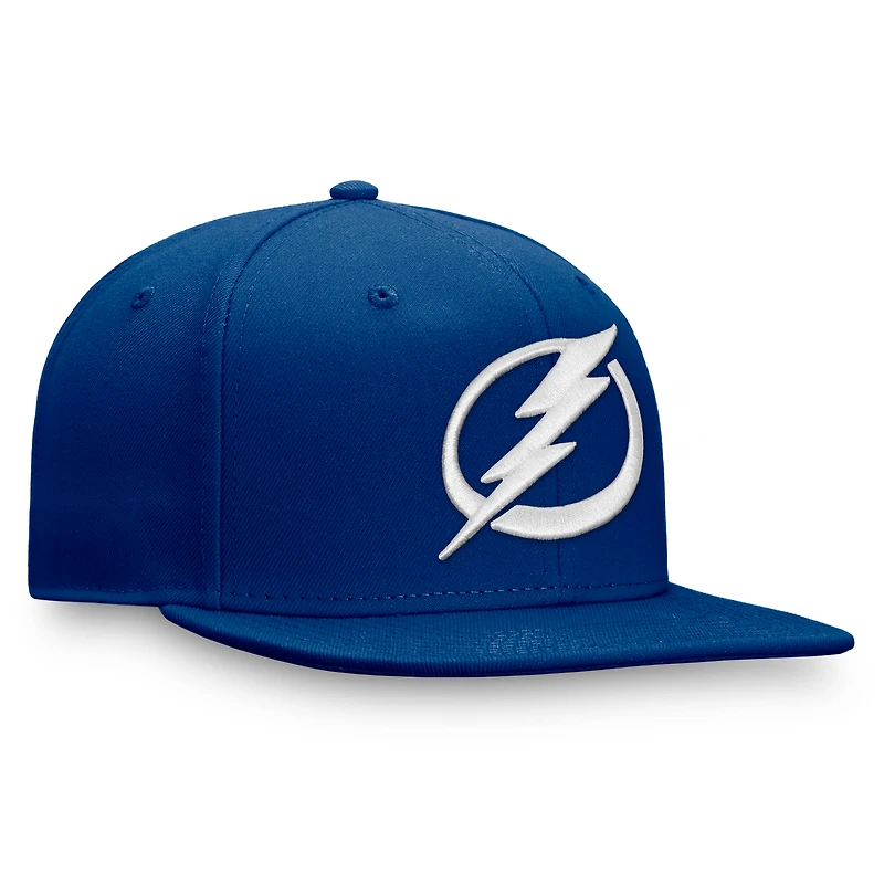 Men's Fanatics Blue Tampa Bay Lightning Primary Logo Snapback Hat