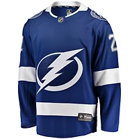 Fanatics pour hommes Brayden Point bleu Tampa Bay Lightning Home Premier Breakaway Player - Maillot