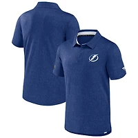 Men's Fanatics  Cobalt Tampa Bay Lightning Authentic Pro Jacquard Polo
