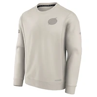 Sweat-shirt en polaire authentique Pro Road Tampa Bay Lightning de couleur crème Fanatics pour homme