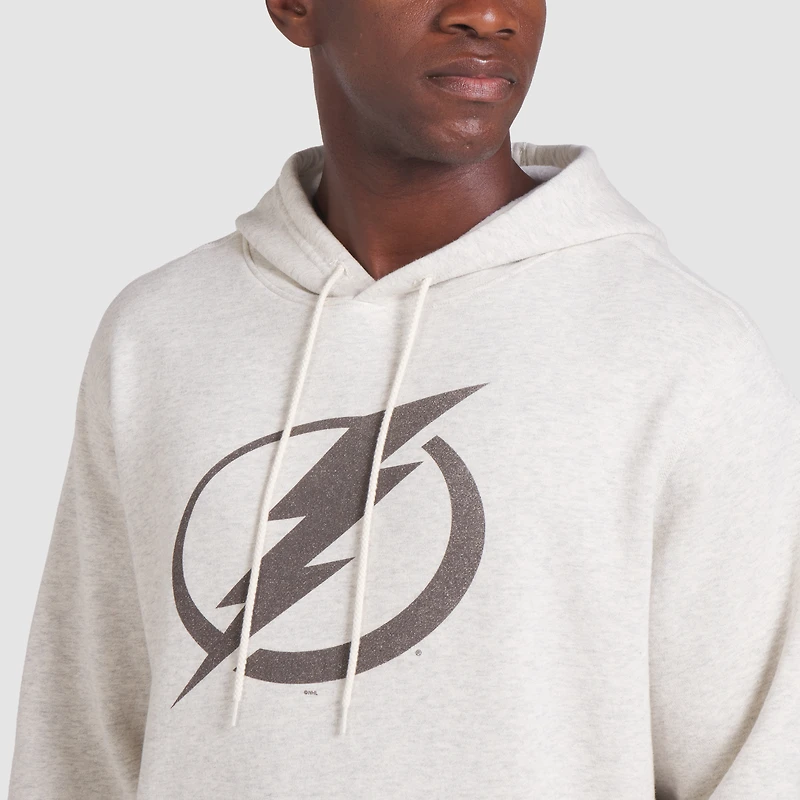 Men's Fanatics Cream Tampa Bay Lightning Made Canada Pullover Hoodie