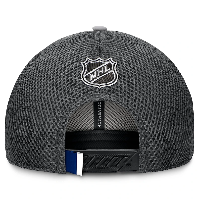 Casquette ajustable authentique Pro Home Ice Trucker de Tampa Bay Lightning pour homme Fanatics Grey