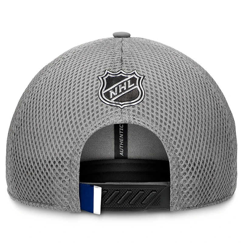 Casquette ajustable authentique Pro Home Ice Trucker de Tampa Bay Lightning pour homme Fanatics Grey