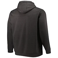 Sweat à capuche pour hommes Fanatics Heather Charcoal Tampa Bay Lightning Big & Tall Dynasty