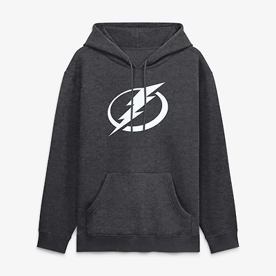 Men's Fanatics Heather Charcoal Tampa Bay Lightning Essential Hoodie