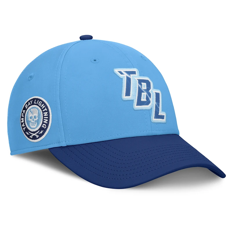 Men's Fanatics  Light Blue/Blue Tampa Bay Lightning 2026 NHL Stadium Series Authentic Pro Quick Release Adjustable Hat
