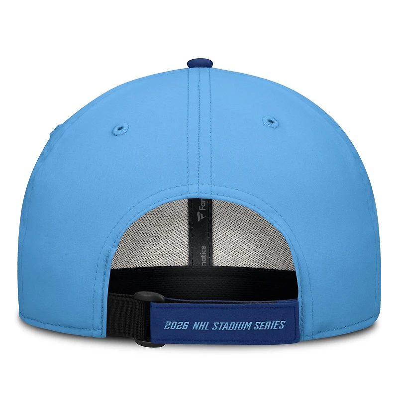 Men's Fanatics  Light Blue/Blue Tampa Bay Lightning 2026 NHL Stadium Series Authentic Pro Quick Release Adjustable Hat