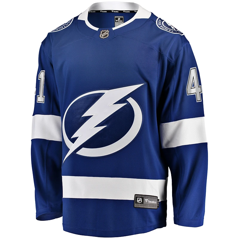 Men's Fanatics Mitchell Chaffee Blue Tampa Bay Lightning Home Premier Breakaway Player Jersey