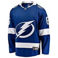 Maillot bleu Nick Abruzzese des Lightning de Tampa Bay pour hommes