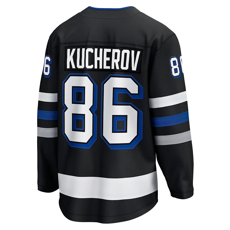 Men's Fanatics Nikita Kucherov Black Tampa Bay Lightning Breakaway Jersey