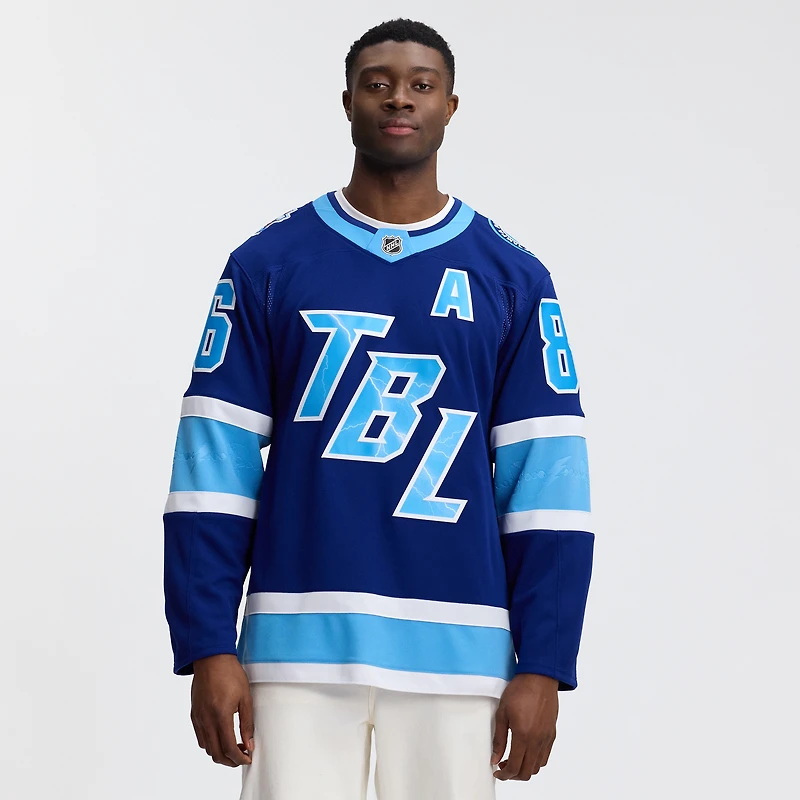 Men's Fanatics Nikita Kucherov Blue Tampa Bay Lightning 2026 NHL Stadium Series Premium Jersey