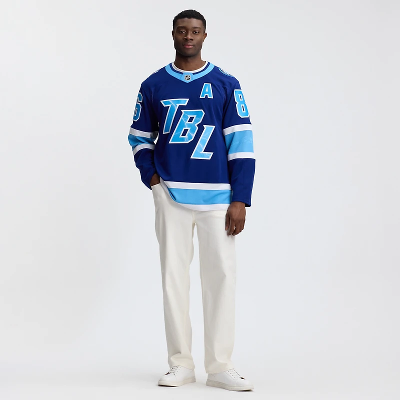 Men's Fanatics Nikita Kucherov Blue Tampa Bay Lightning 2026 NHL Stadium Series Premium Jersey