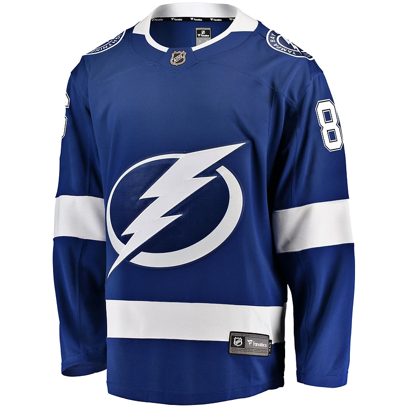 Maillot de joueur échappé à domicile Fanatics Nikita Kucherov pour hommes, bleu, Tampa Bay Lightning