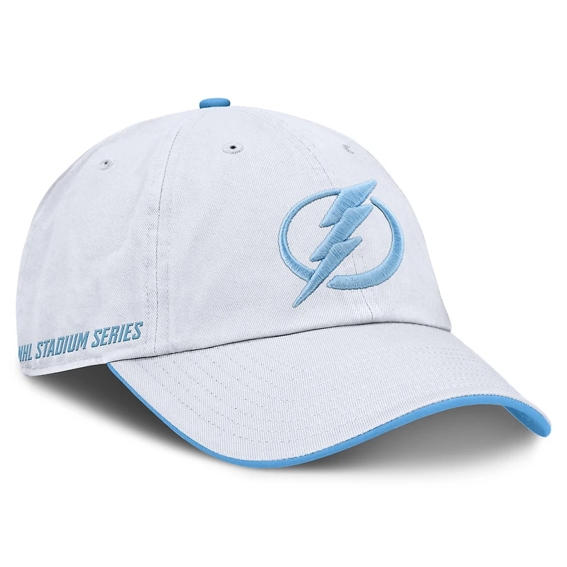 Casquette ajustable authentique professionnelle blanche Tampa Bay Lightning 2026 NHL Stadium Series pour homme (Fanatics)