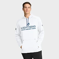 Sweat à capuche authentique Pro Rink blanc Tampa Bay Lightning Fanatics pour homme