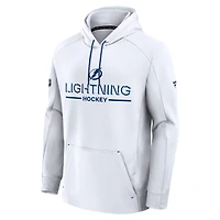 Sweat à capuche authentique Pro Rink blanc Tampa Bay Lightning Fanatics pour homme