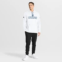 Sweat à capuche authentique Pro Rink blanc Tampa Bay Lightning Fanatics pour homme