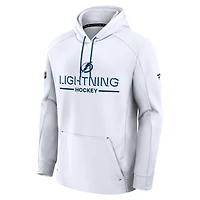 Men's Fanatics White Tampa Bay Lightning Authentic Pro Rink Hoodie