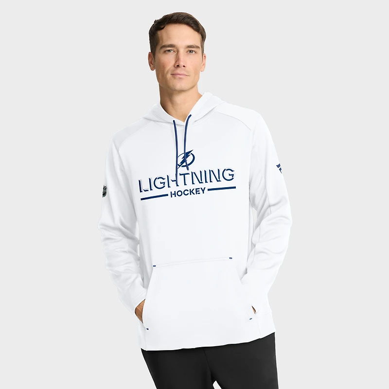 Men's Fanatics White Tampa Bay Lightning Authentic Pro Rink Hoodie