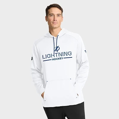 Men's Fanatics White Tampa Bay Lightning Authentic Pro Rink Hoodie