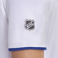 Polo raglan authentique Pro Rink blanc Tampa Bay Lightning Fanatics pour homme