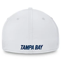 Casquette Flex blanche pour homme Fanatics Tampa Bay Lightning Core avec logo principal