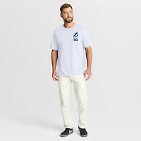 T-shirt blanc Fanatics pour homme Tampa Bay Lightning Crash The Net Legacy