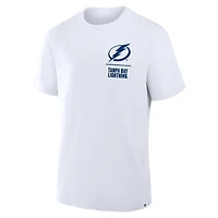 Men's Fanatics White Tampa Bay Lightning Crash The Net Legacy T-Shirt