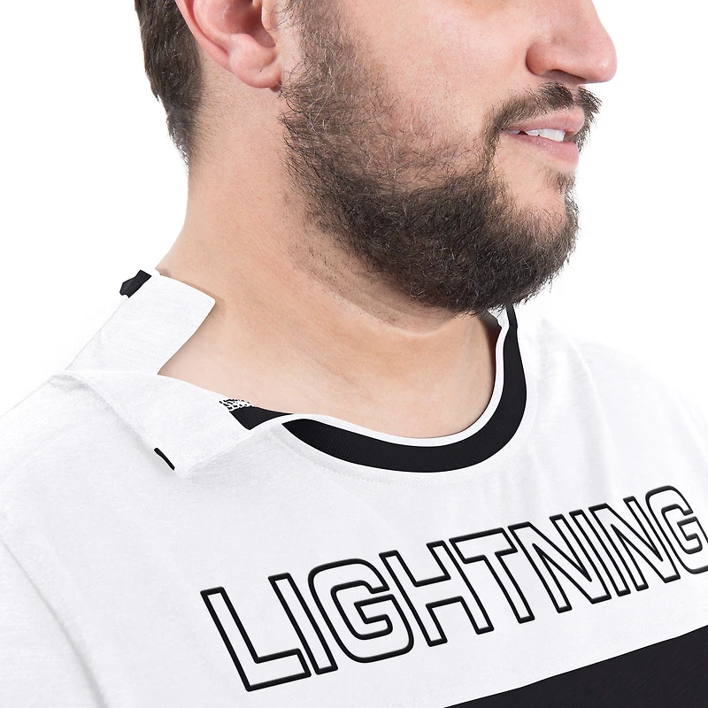 Men's G-III Sports by Carl Banks Black Tampa Bay Lightning Adaptive Wear Outlast Durene Long-Sleeve T-Shirt