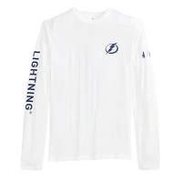 T-shirt à manches longues Adam du Lightning de Tampa Bay blanc Johnnie-O pour homme