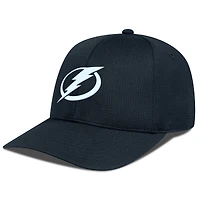 Men's Levelwear Black Tampa Bay Lightning Zephyr Insignia Core Structured Adjustable Hat