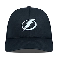Men's Levelwear Black Tampa Bay Lightning Zephyr Insignia Core Structured Adjustable Hat