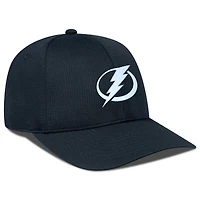 Casquette ajustable structurée Zephyr Insignia Core noire de Tampa Bay Lightning pour homme Levelwear