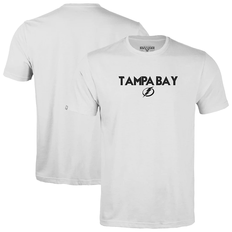 T-shirt blanc pour homme de la capsule Richmond City Tampa Bay Lightning Levelwear