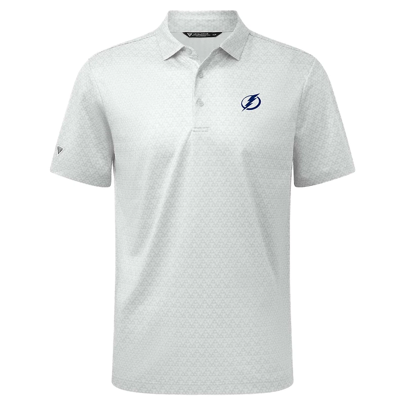 Polo blanc pour homme de niveau Tampa Bay Lightning System Insignia Core