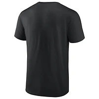 T-shirt essentiel noir à logo pour homme Tampa Bay Lightning
